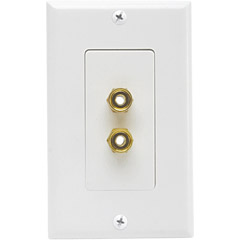 SC-2W - Speaker Connector Wall Plates