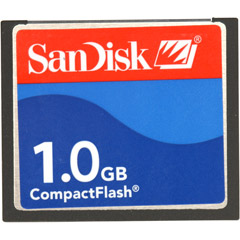 SDCFB-1024-A10 - 1GB CompactFlash Memory Card
