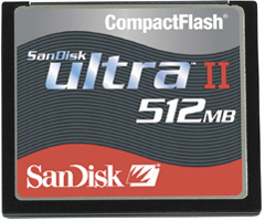 SDCFH-512-901 - Ultra II High-Speed CompactFlash Memory Card