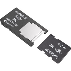 SDMSM2-2048-A10M - 2GB M2 Memory Stick Micro Memory Card