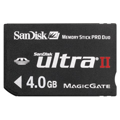 SDMSPDH-4096-901 - Ultra II High-Speed Memory Stick PRO Duo