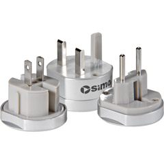 SIP-3 - International Travel Adapter Plug Set