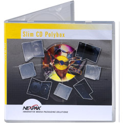 SLIM1-PB-CLR - Slim CD Polybox