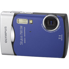 STYLUS-790 BLU - 7.1MP All-Weather Camera with 3x Optical Zoom and 2.5'' HyperCrystal LCD