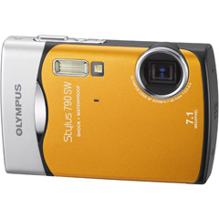 STYLUS-790 ORG - 7.1MP All-Weather Camera with 3x Optical Zoom and 2.5'' HyperCrystal LCD