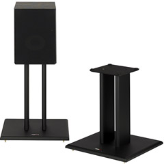 SW-16B - 16'' Dual Pillar Wood Speaker Stands