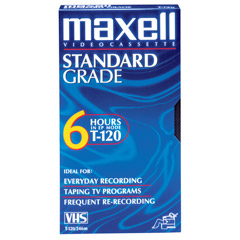 T-120 STD - Standard-Grade VHS Videocassette