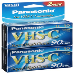 TC-30AH2W - Super High-Grade VHS-C Videocassette