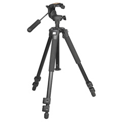 TRACKER-1 - Tracker Series All-Aluminum Alloy Tripod with 3-Way Panhead