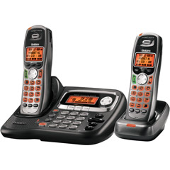TRU-9485/2 - Expandable Cordless Telephone with Dual Keypad Digital Answering System and Call Waiting/Caller ID