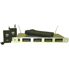 U-41HT - Quad UHF Microphone System with Microphones