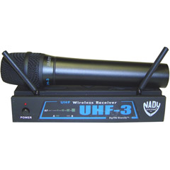 UHF-3HT495.55 - UHF Diversity Receiver with UH-3 Hand-Held Microphone