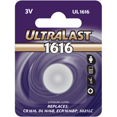 UL-1616 - Lithium Button Cell Battery