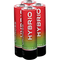 UL-4AAHYB - HYBRIO Ready-To-Use Rechargeable AA Battery Retail Pack