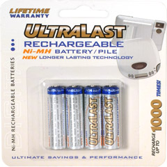 UL4AAA - Rechargeable NiMH Batteries