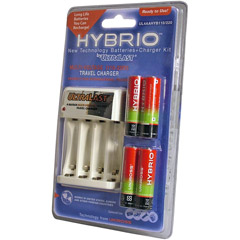 UL4AAHYB110/220 - HYBRIO Multi-Voltage Wall NiMH/NiCd Battery Charger Kit