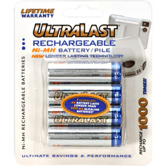 UL8AA - Rechargeable AA NiMH Batteries
