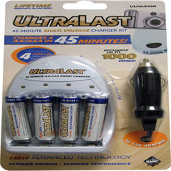 ULHAA45K - 45-Minute AC/DC NiMH/NiCd Battery Charger Kit