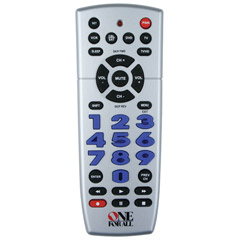 URC-4110 - 4-Device Universal Big-Button Remote
