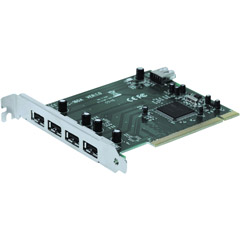 USB650A - 5-Port Hi-Speed USB PCI Host Card
