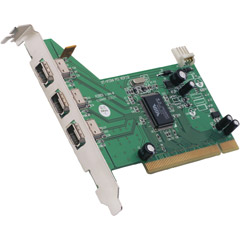 USB655A - 3-Port FireWire PCI Host Card