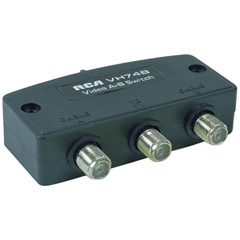 VH74 - Deluxe 2-Way A/B Coaxial Cable Switch