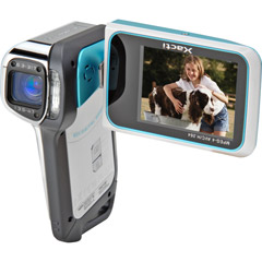 VPC-E1BL - Xacti E1 Waterproof Digital Camcorder with 5x Optical Zoom and 2.5'' LCD