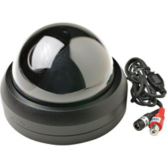 VQ-1132R - B/W Vandal-Resistant Polycarbonate Dome Camera with Metal Base