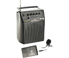 WA-120LT - Portable Wireless Powered Speaker with Mic/Transmitter