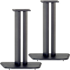 WC-30.5 - Black Satin Wood Speaker Stands