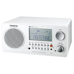 WR-2 WHITE - Digital AM/FM Table Top Radio