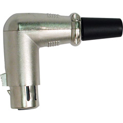 XRR318F - Right Angle 3-Pin XLR Female Connector