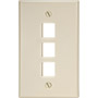 000-40803-0BI-EA - QuickPort Flush Mount Wall Plate
