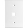 10-G-1GOW - Oversized Single Gang Plate White