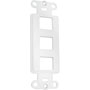 10-G-3DGW - 3-Jack Decora Plate