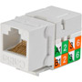 101WH - 90 Degree CAT5E Jack Snap-In