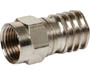 200-024 - Weather-Sealed F Connector with Universal Hex Sleeve
