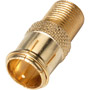 200-104 - Gold-Plated F Connector Quick-Disconnect Adapter