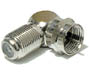 200-107 - Angled F Adapter Male to Female