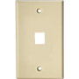 201-AL - Almond Keystone Style Standard Wallplate