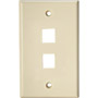 202-AL - Almond Keystone Style Standard Wallplate