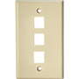 203-AL - Almond Keystone Style Standard Wallplate