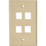 204-IV - Keystone Style Standard Wallplate