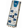 204103 - 10-Outlet Home Theater Surge Suppressor with Coax and Phone Line Protection