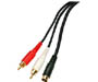 206-297 - S-Video and Stereo Audio Cable