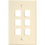 206-IV - Keystone Style Standard Wallplate