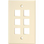 206-IV - Keystone Style Standard Wallplate