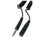 255-195 - Coiled 1/4'' Stereo Extension Cable