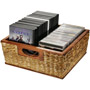 27701 - Home Accents Wicker DVD and CD Storage Box