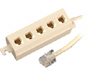 300-142 - 4-Conductor 5-Outlet Modular Extension